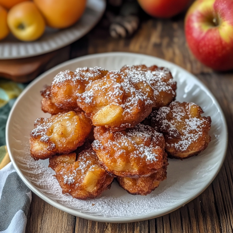 Air Fryer Apple Fritters