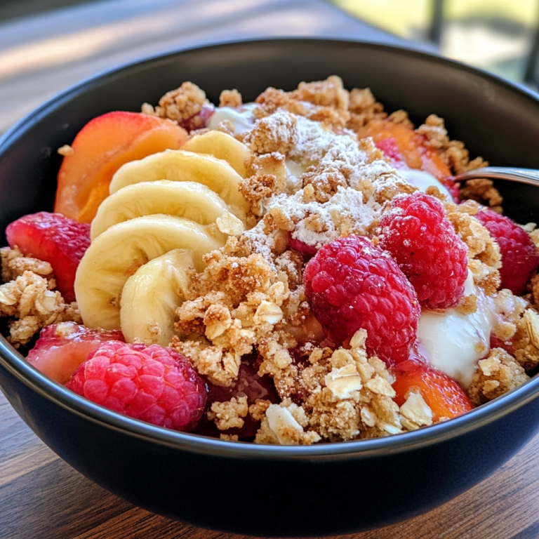 Air Fryer Fruit Crisp